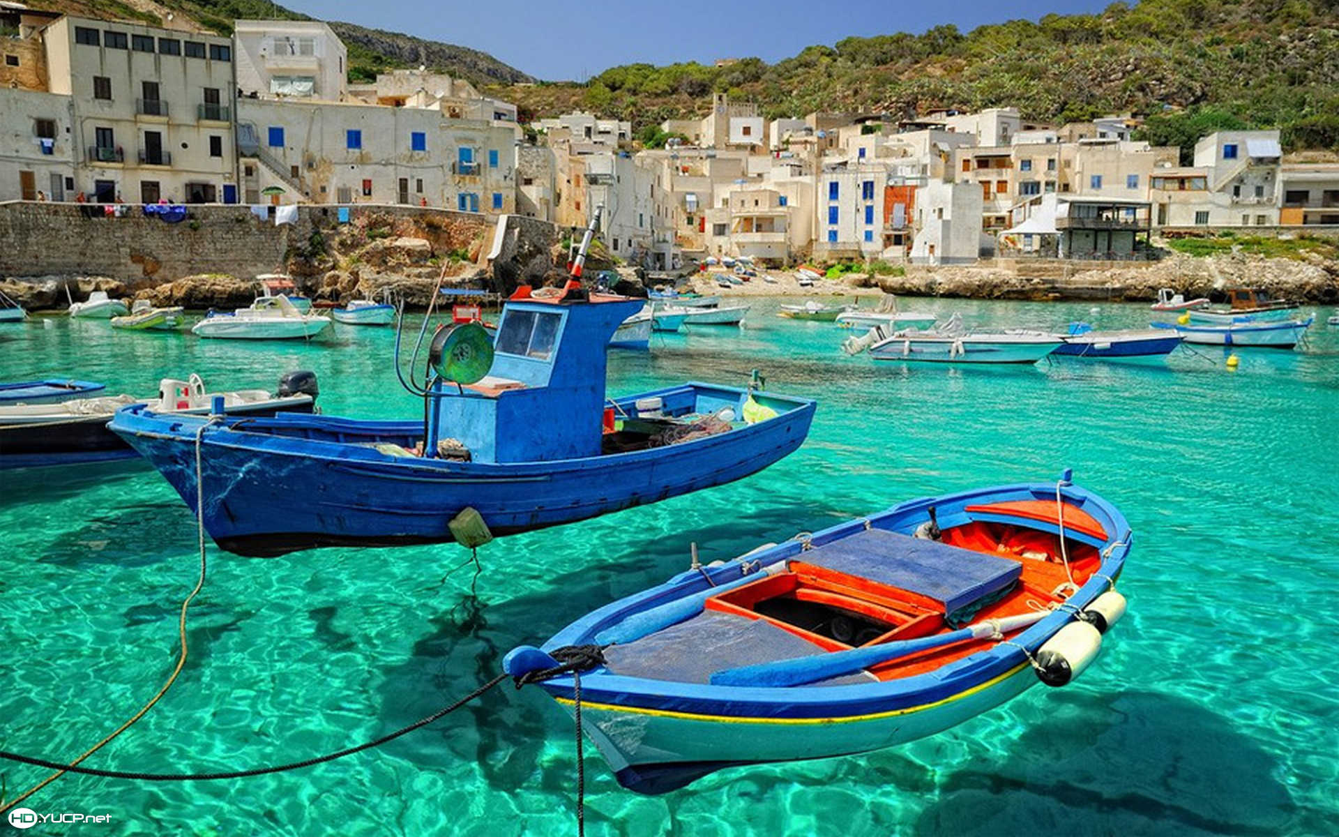 boats in Sicily